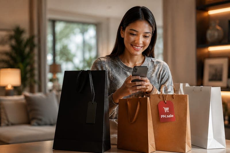 Online seller preparing an order