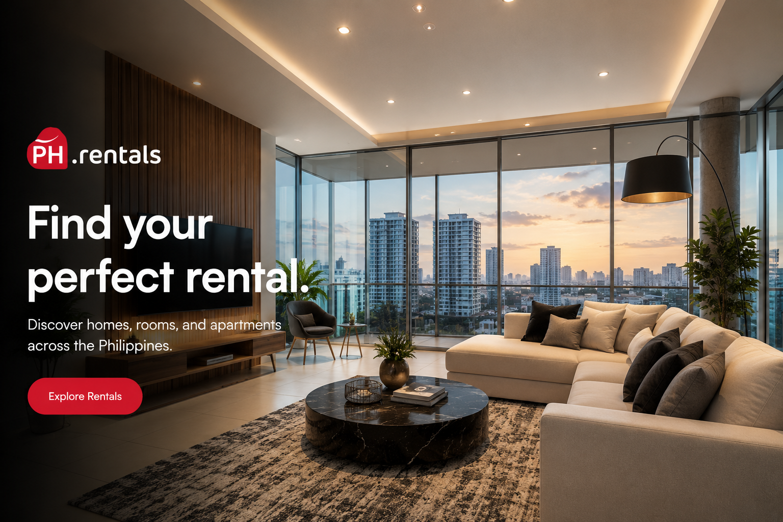 A home rental key handoff at a table